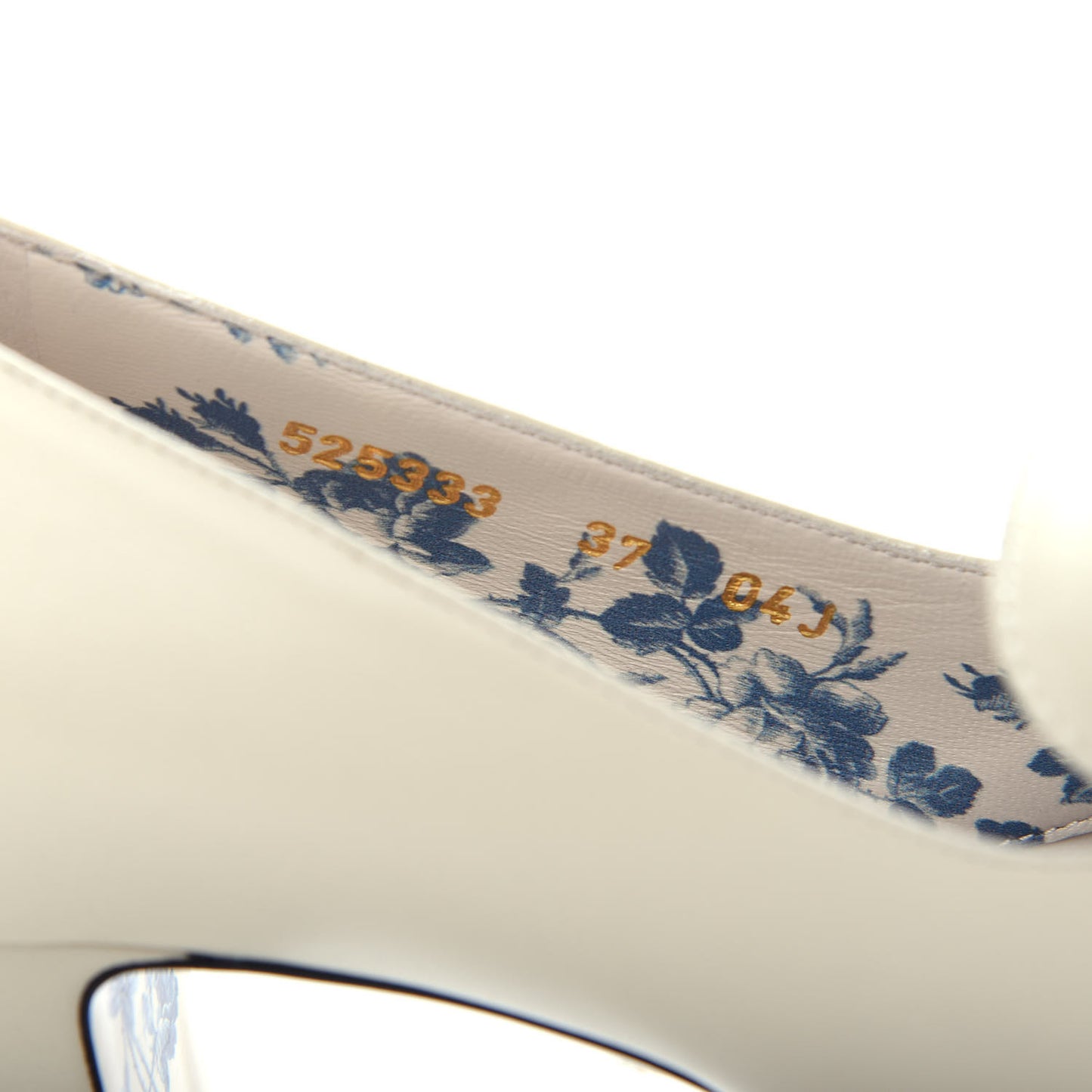 Malaga Kid GG Victoire 55mm Loafer Pumps 37 Vintage White