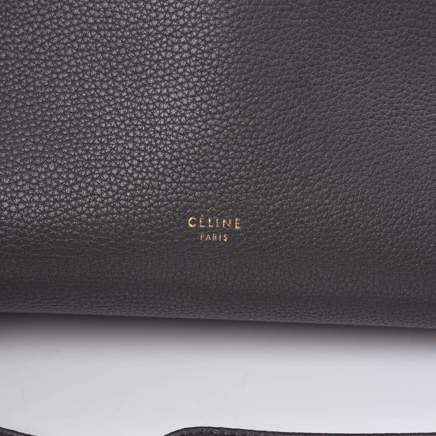 Celine Grained Calfskin Mini Belt Bag Dark Taupe 6 of 16