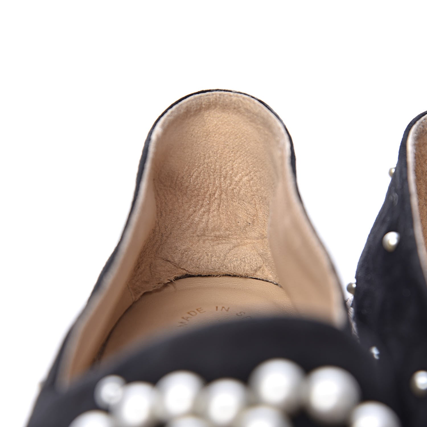 Chanel Suede Pearl CC Espadrilles 39 Black 10 of 11