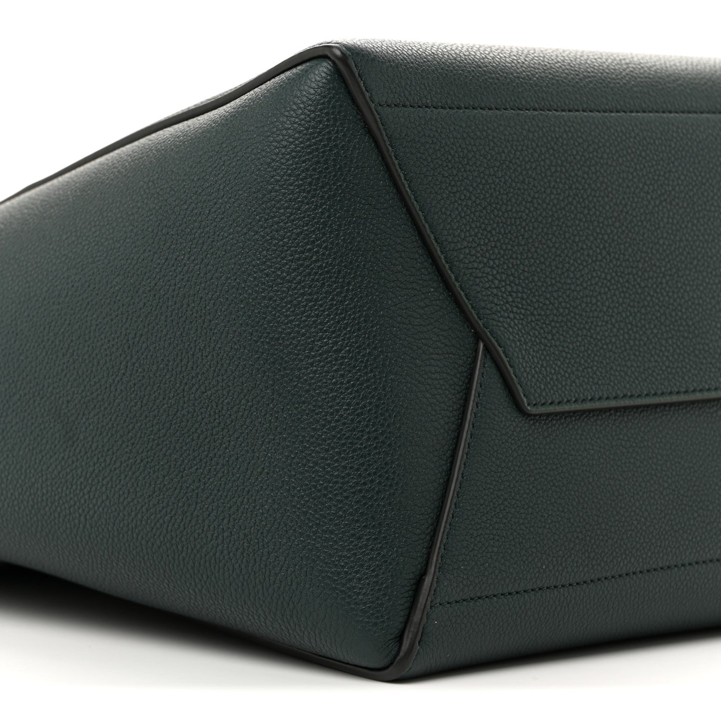 Soft Grained Calfskin Sangle Bucket Bag Amazone