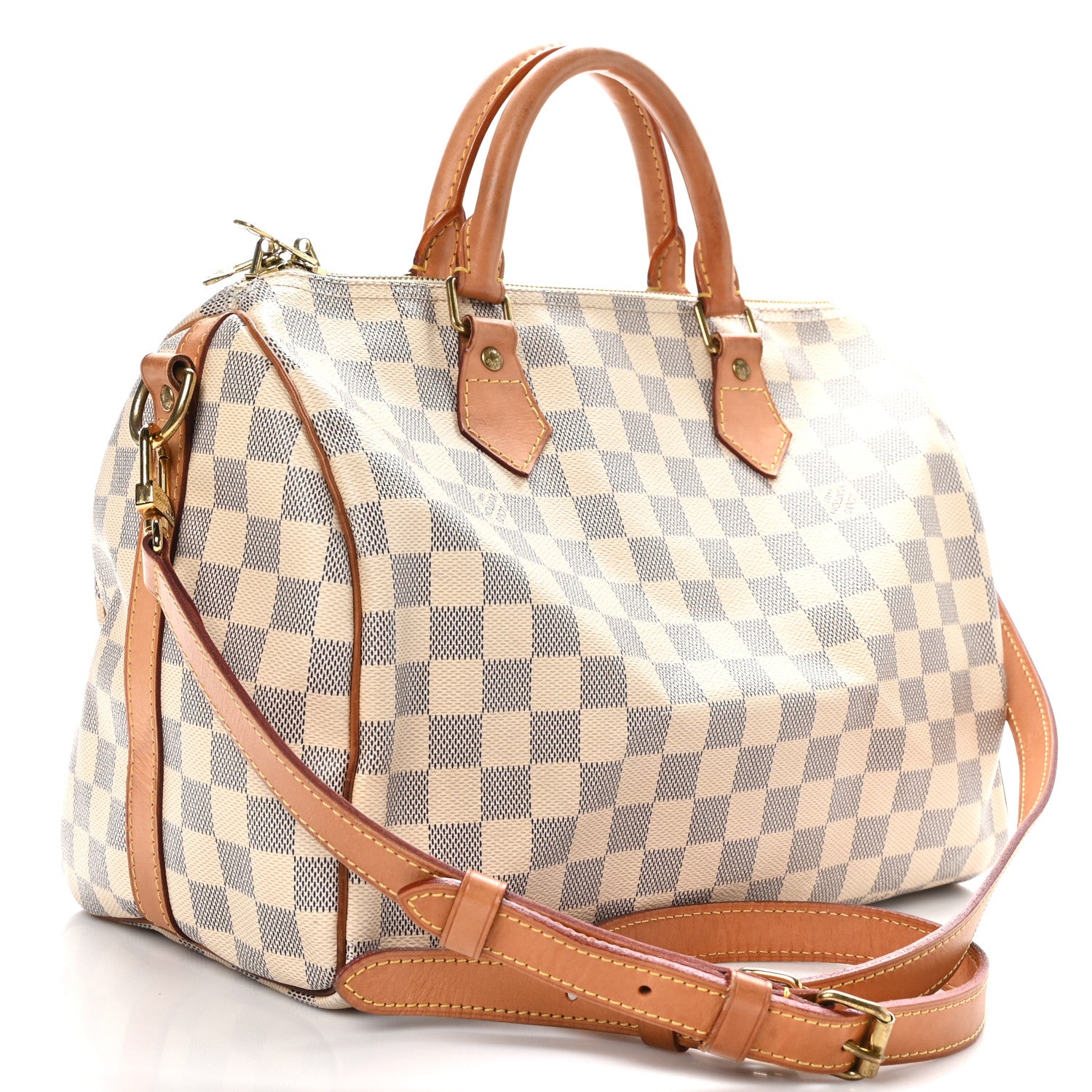 Louis Vuitton Damier Azur Speedy Bandouliere 30 3 of 12