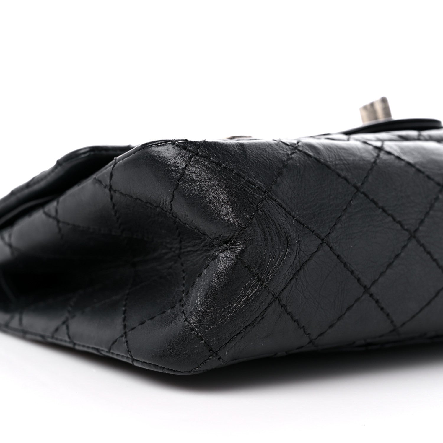 Chanel Aged Calfskin Lucky Charms 2.55 Reissue 225 Flap Black 8 of 11