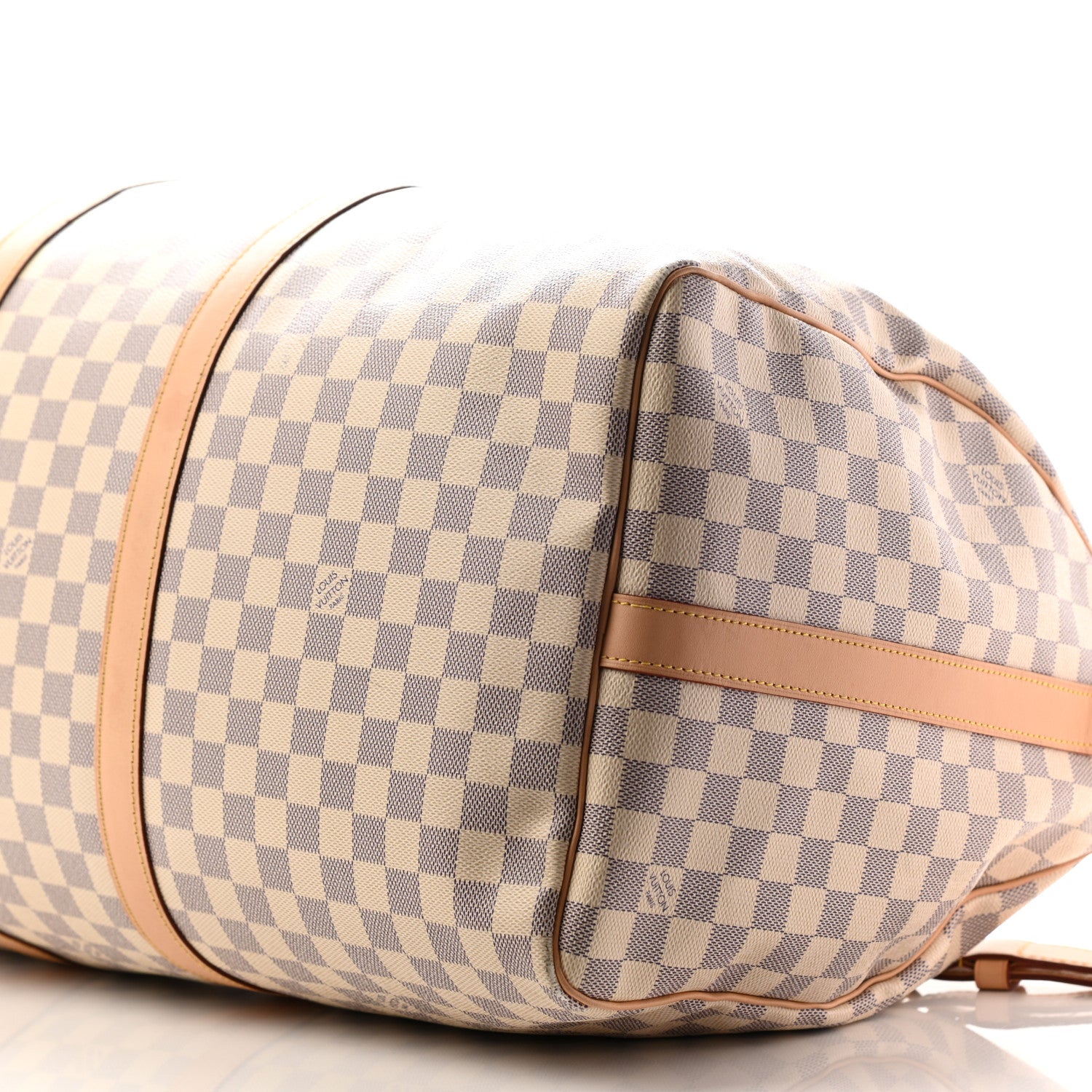 Louis Vuitton Damier Azur Keepall Bandouliere 55 10 of 14