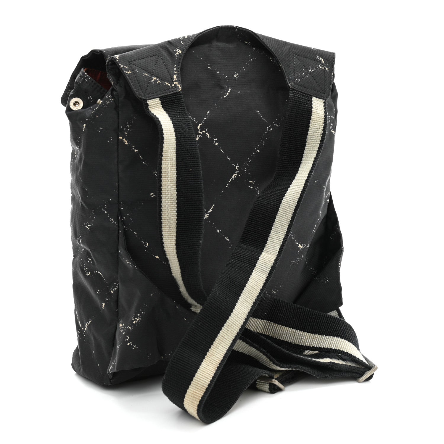 Chanel Nylon Travel Backpack Black 2 of 13