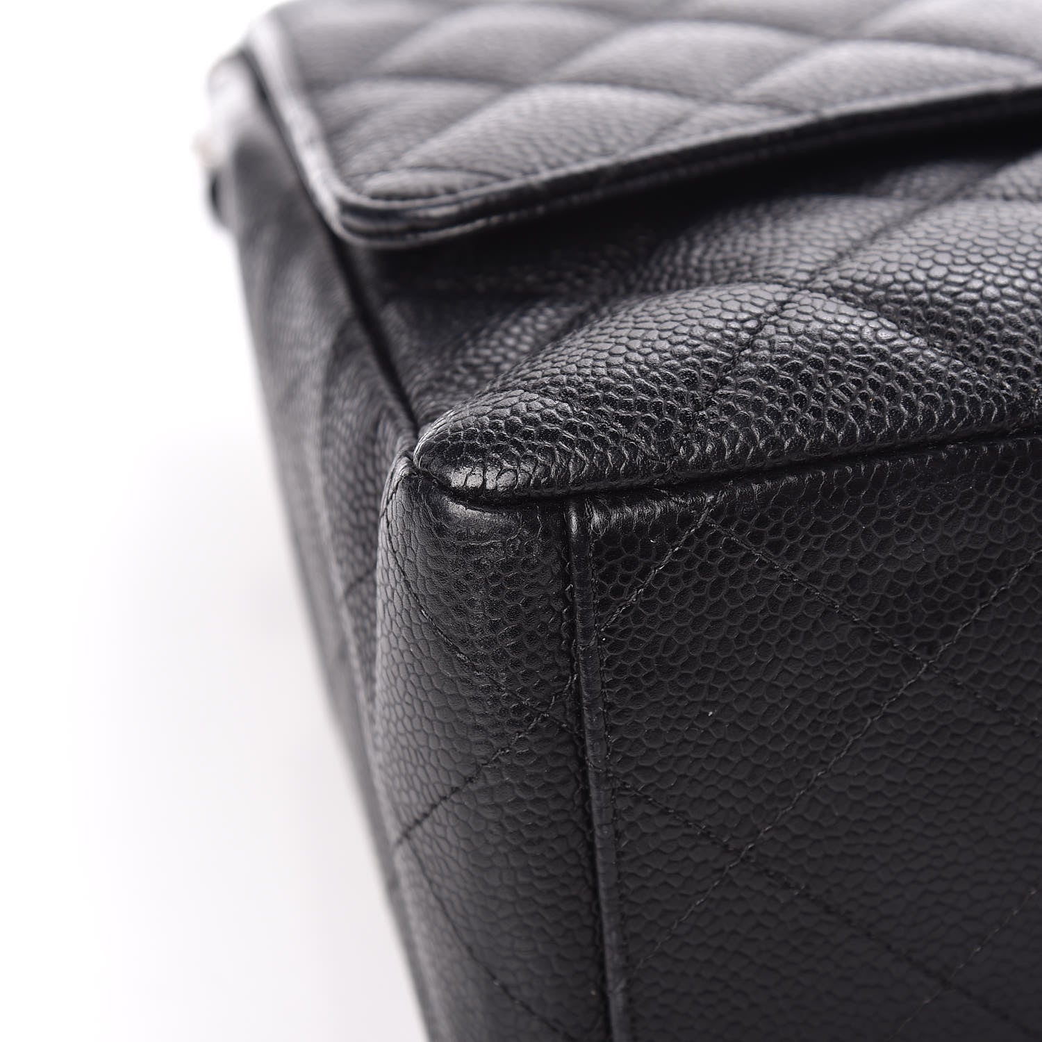 Chanel Caviar Quilted Maxi Double Flap Black 12 of 15