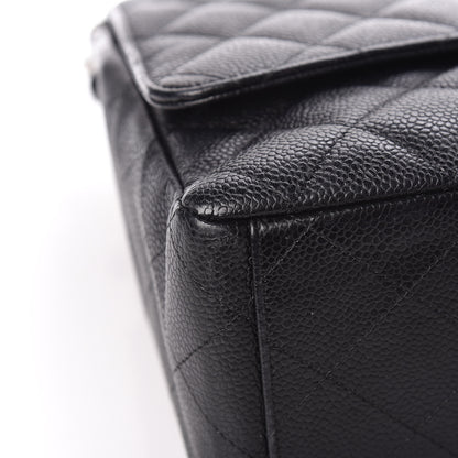 Chanel Caviar Quilted Maxi Double Flap Black 12 of 15