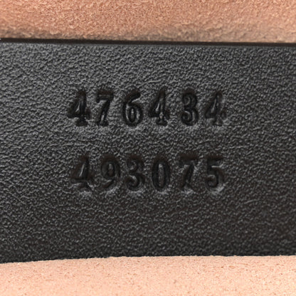 Gucci Calfskin Matelasse GG Marmont Belt Bag 85 34 Black 7 of 12