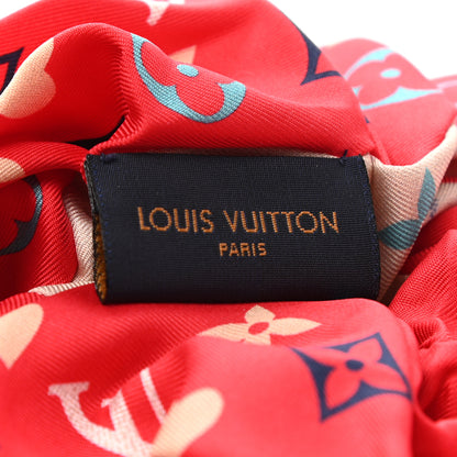 Louis Vuitton Silk Game On Chouchou Trop Chou Scrunchie Red 3 of 4