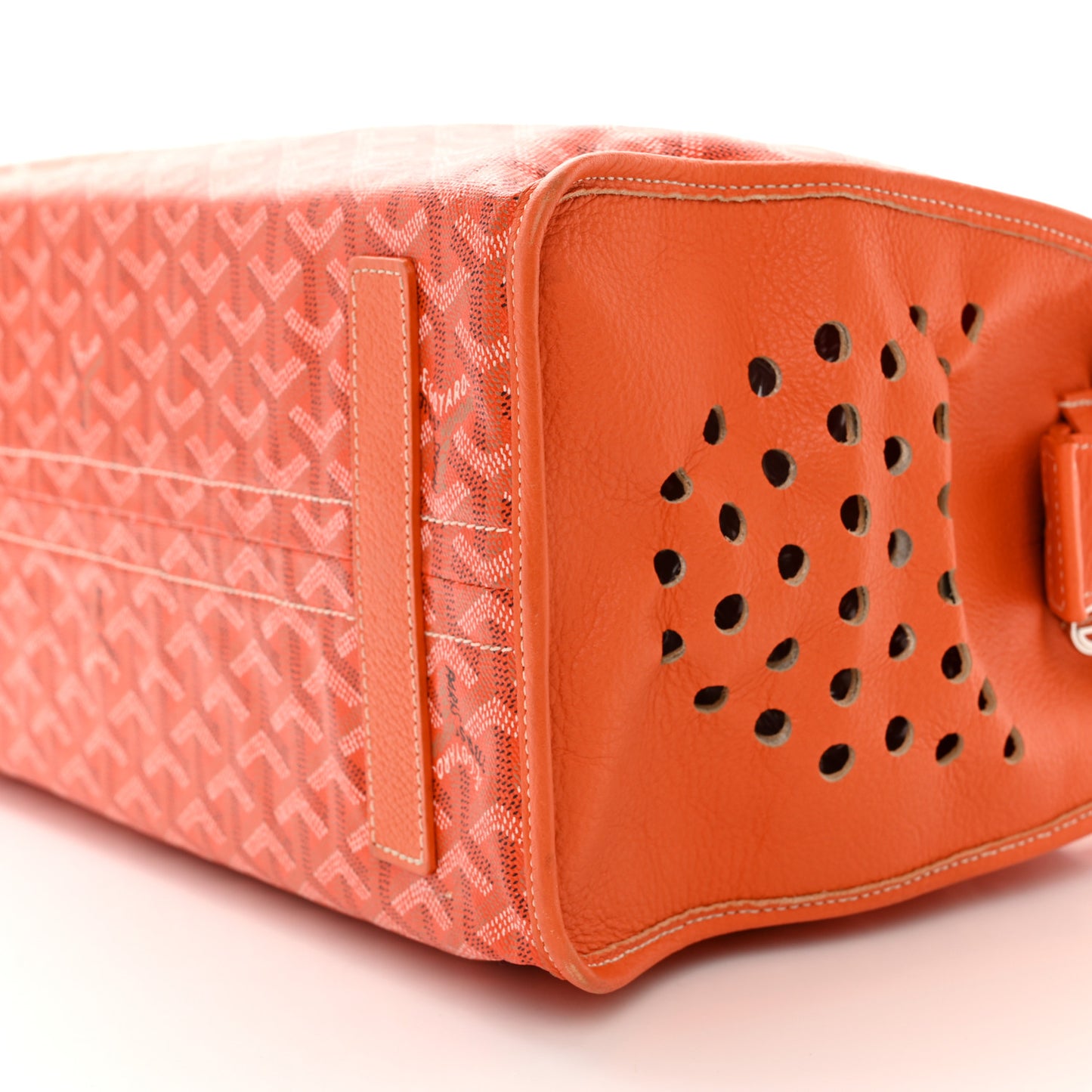Goyardine Sac Hardy Pet Carrier PM Orange