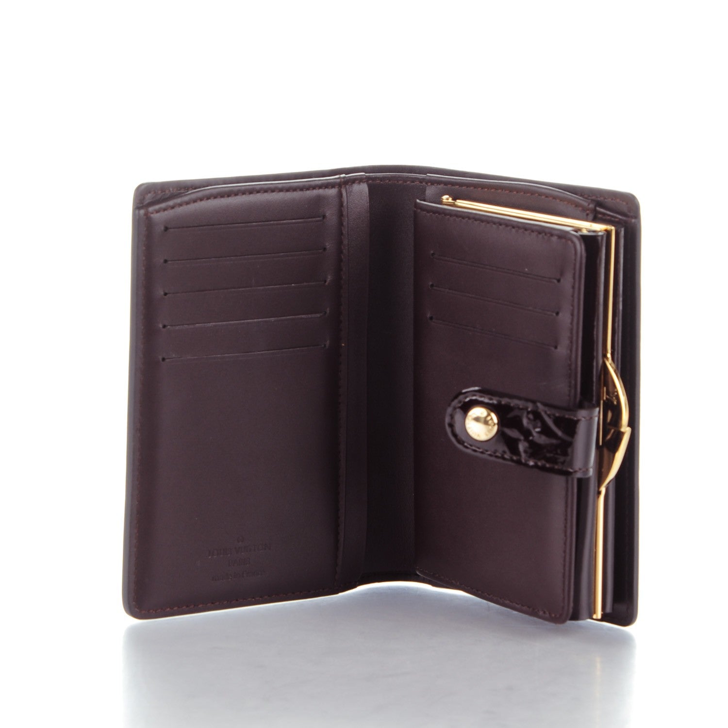 Louis Vuitton Vernis French Purse Wallet Amarante 5 of 7