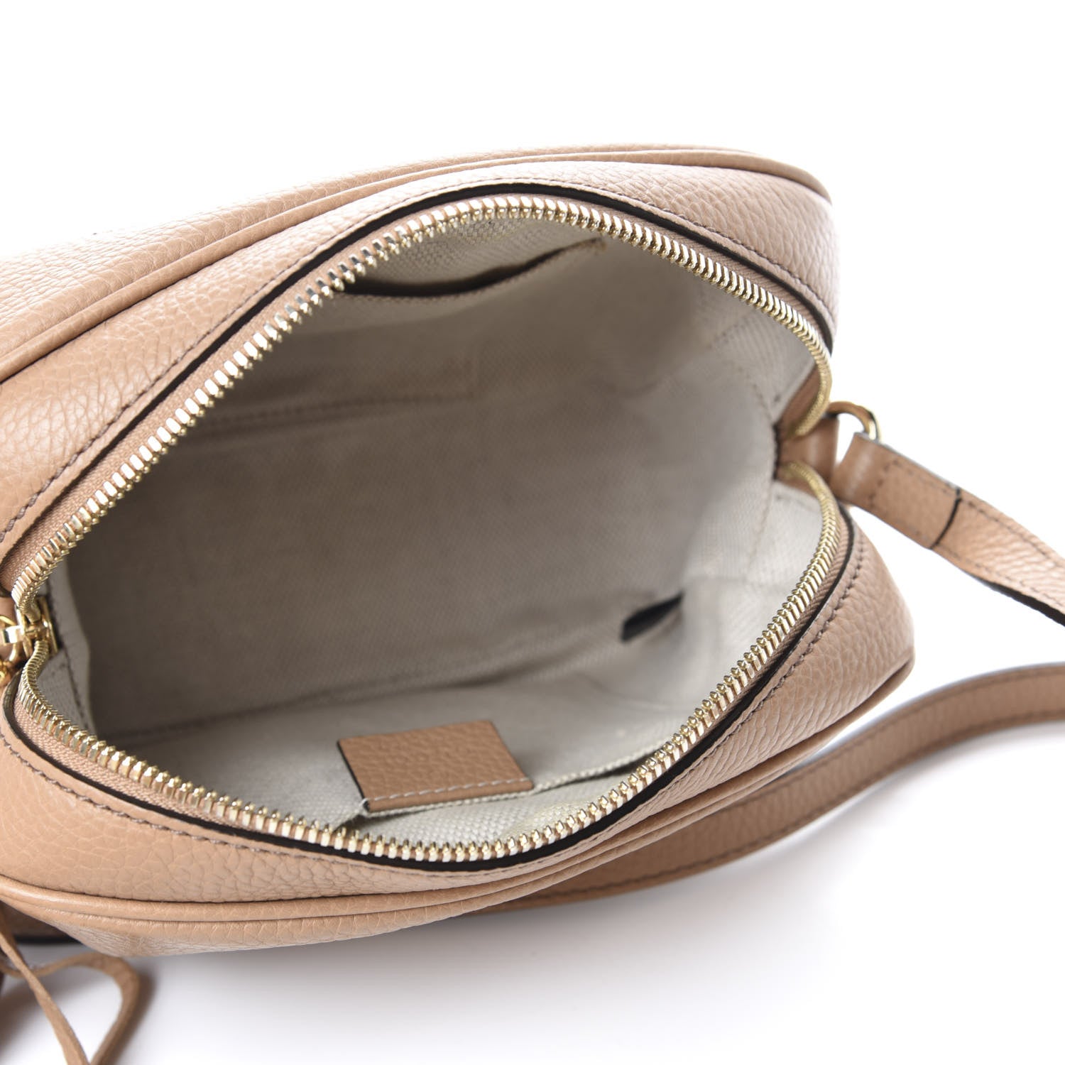 Gucci Pebbled Calfskin Small Soho Disco Bag Rose Beige 5 of 14