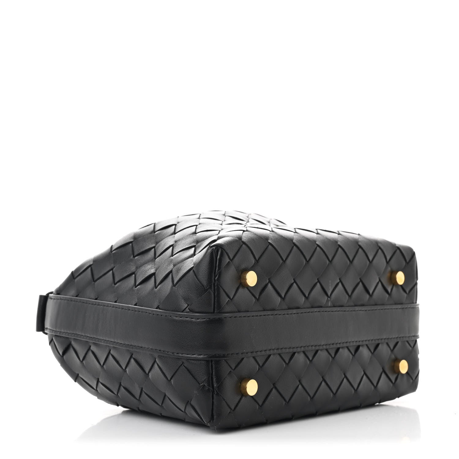Bottega Veneta Calfskin Nappa Intrecciato Mini Wallace Black 4 of 11