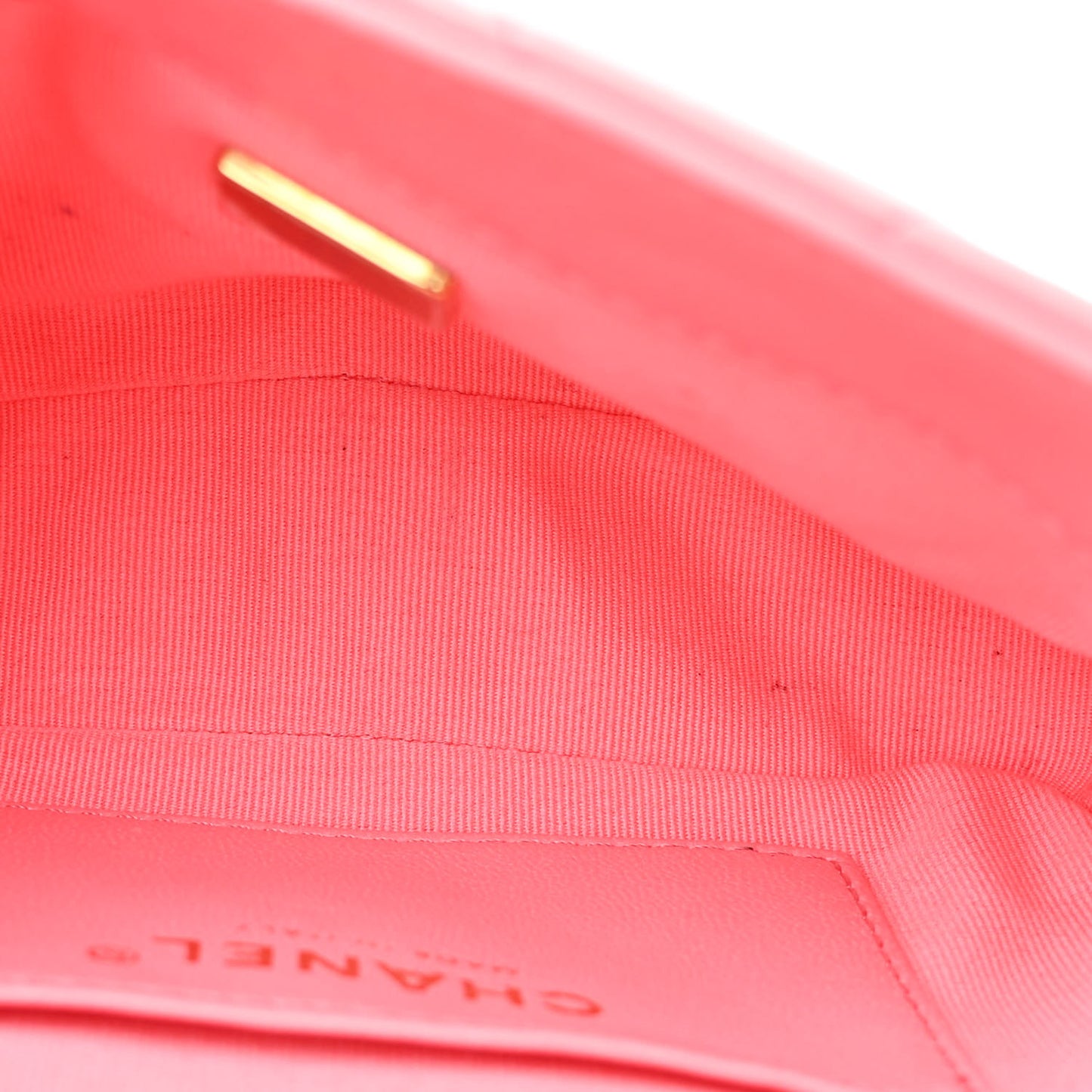 Lambskin Quilted Mini Funky Town Flap Pink