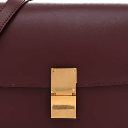 Celine Box Calfskin Medium Classic Box Flap Bag Burgundy 8 of 10