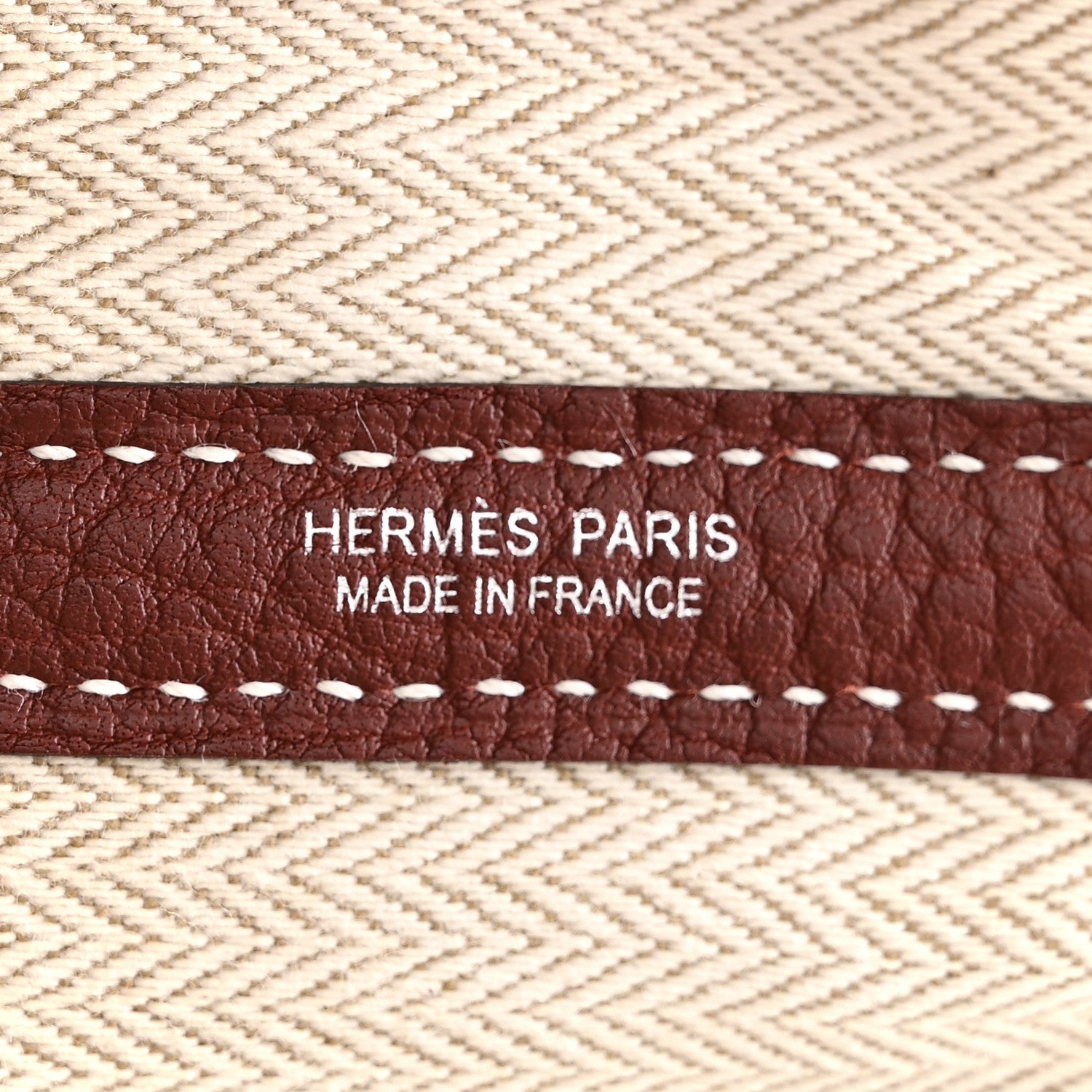 Hermes Negonda Garden Party Tote 30 TPM Rouge H 6 of 11