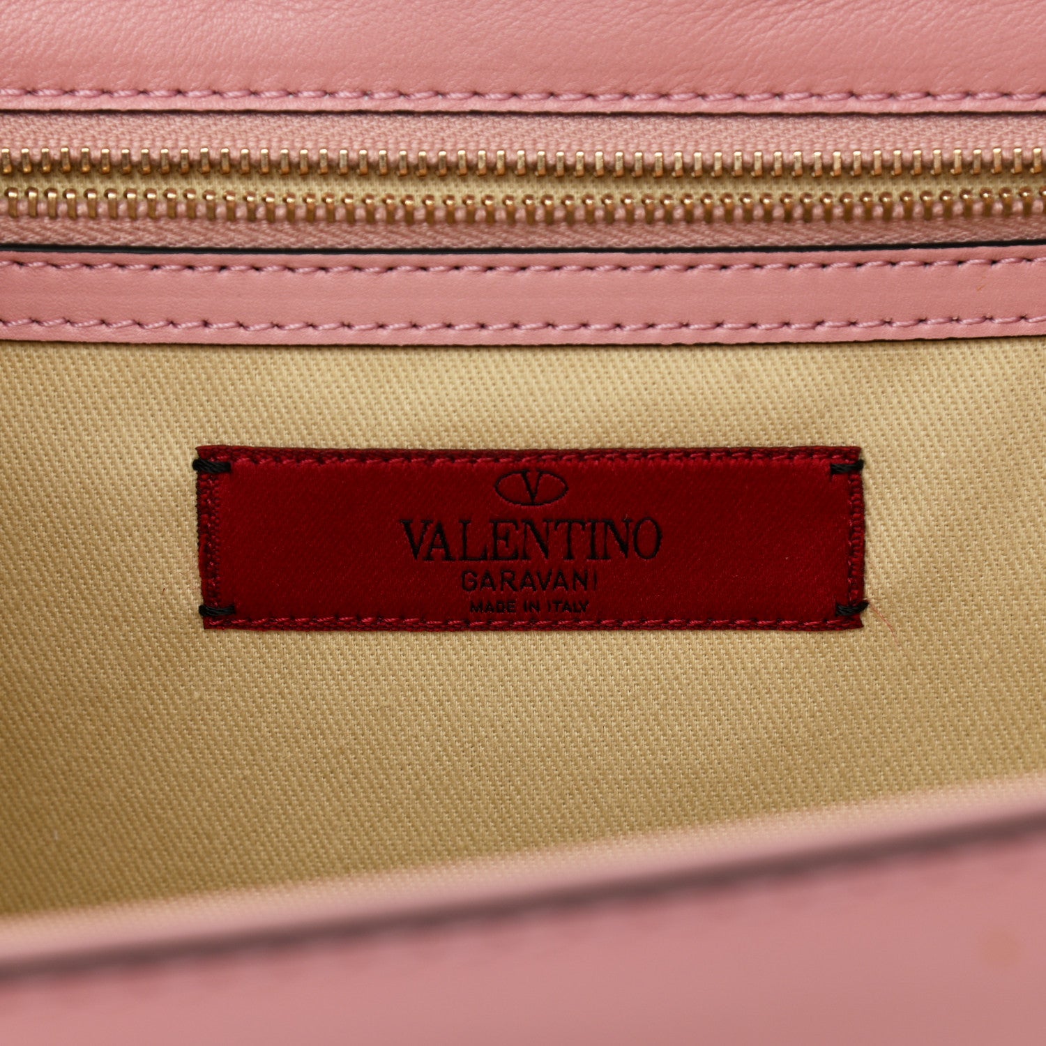 Valentino Garavani Vitello Large Glam Lock Rockstud Flap Pop Gardenia 6 of 9
