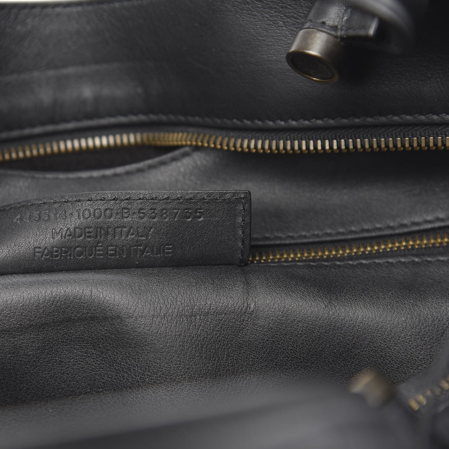 Veau Soyeux Perforated Blackout Hardware City Black