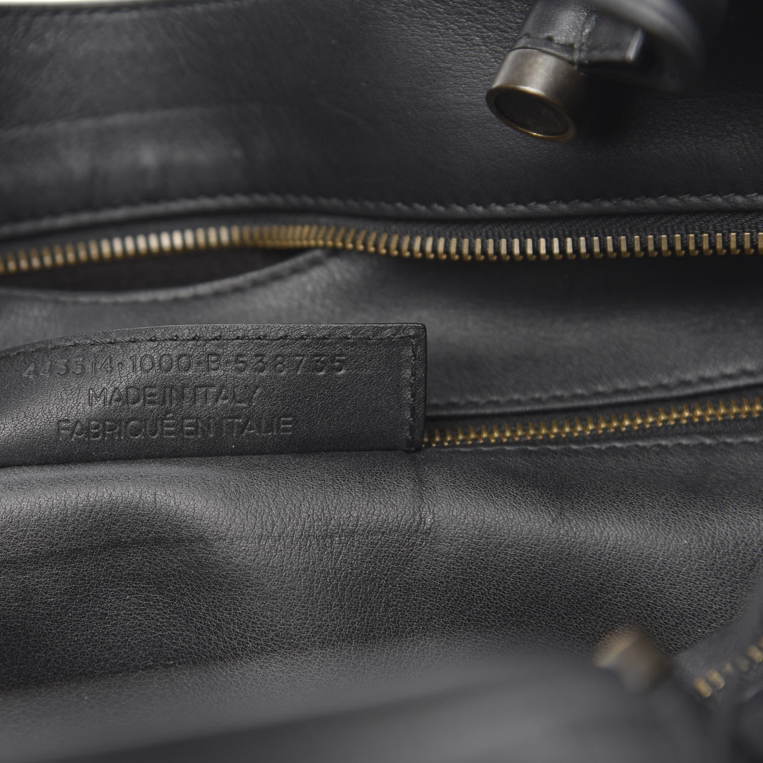 Balenciaga Veau Soyeux Perforated Blackout Hardware City Black 7 of 11