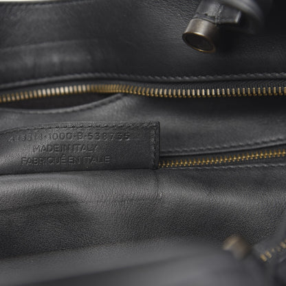 Balenciaga Veau Soyeux Perforated Blackout Hardware City Black 7 of 11