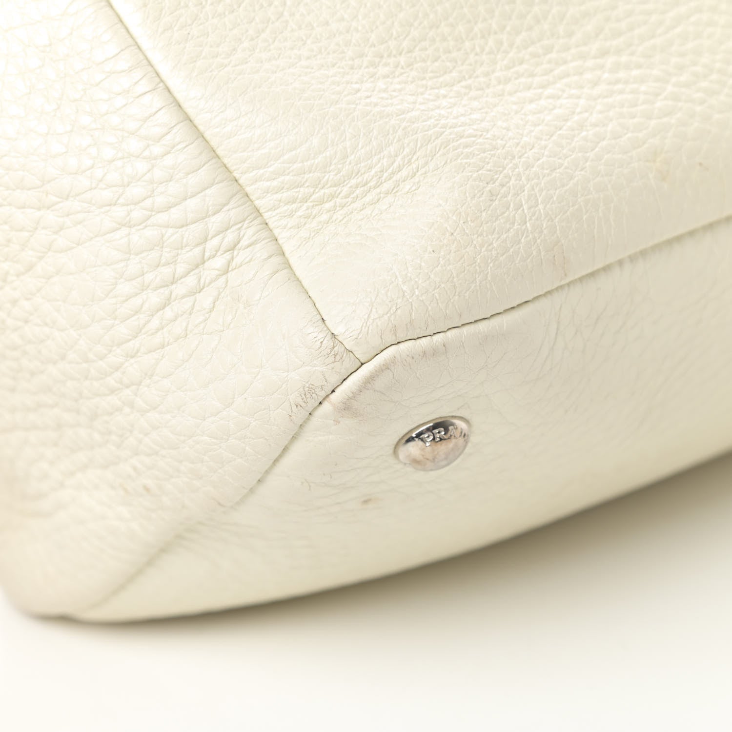Prada Vitello Daino Tote Talco 10 of 15