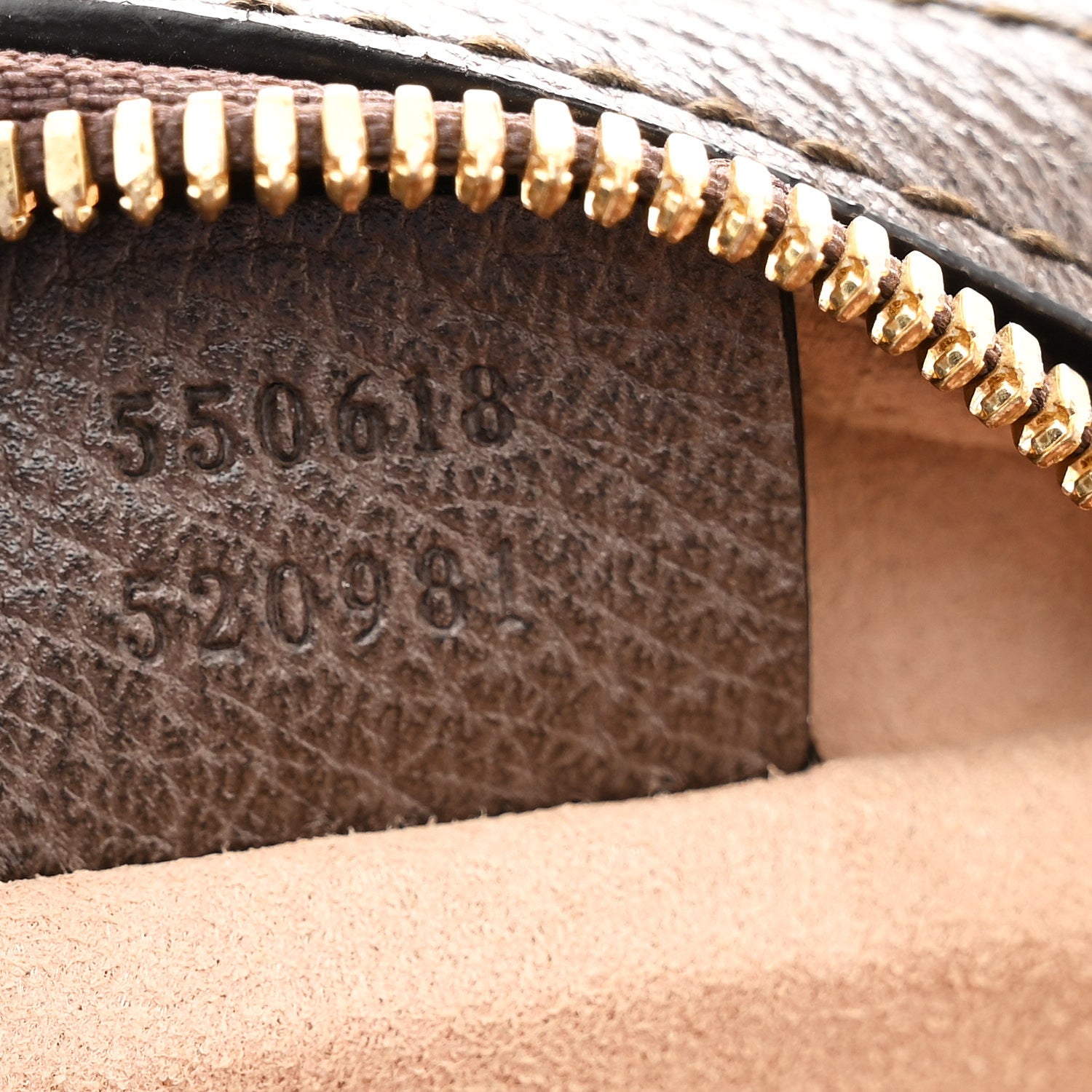 Gucci GG Supreme Monogram Web Mini Ophidia Round Shoulder Bag Brown 7 of 11