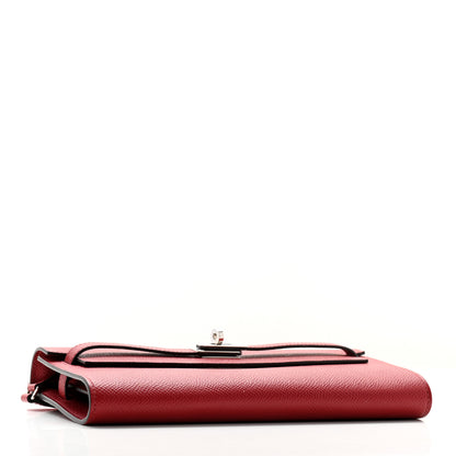 Hermes Epsom Kelly Wallet To Go Rouge Grenat 4 of 11