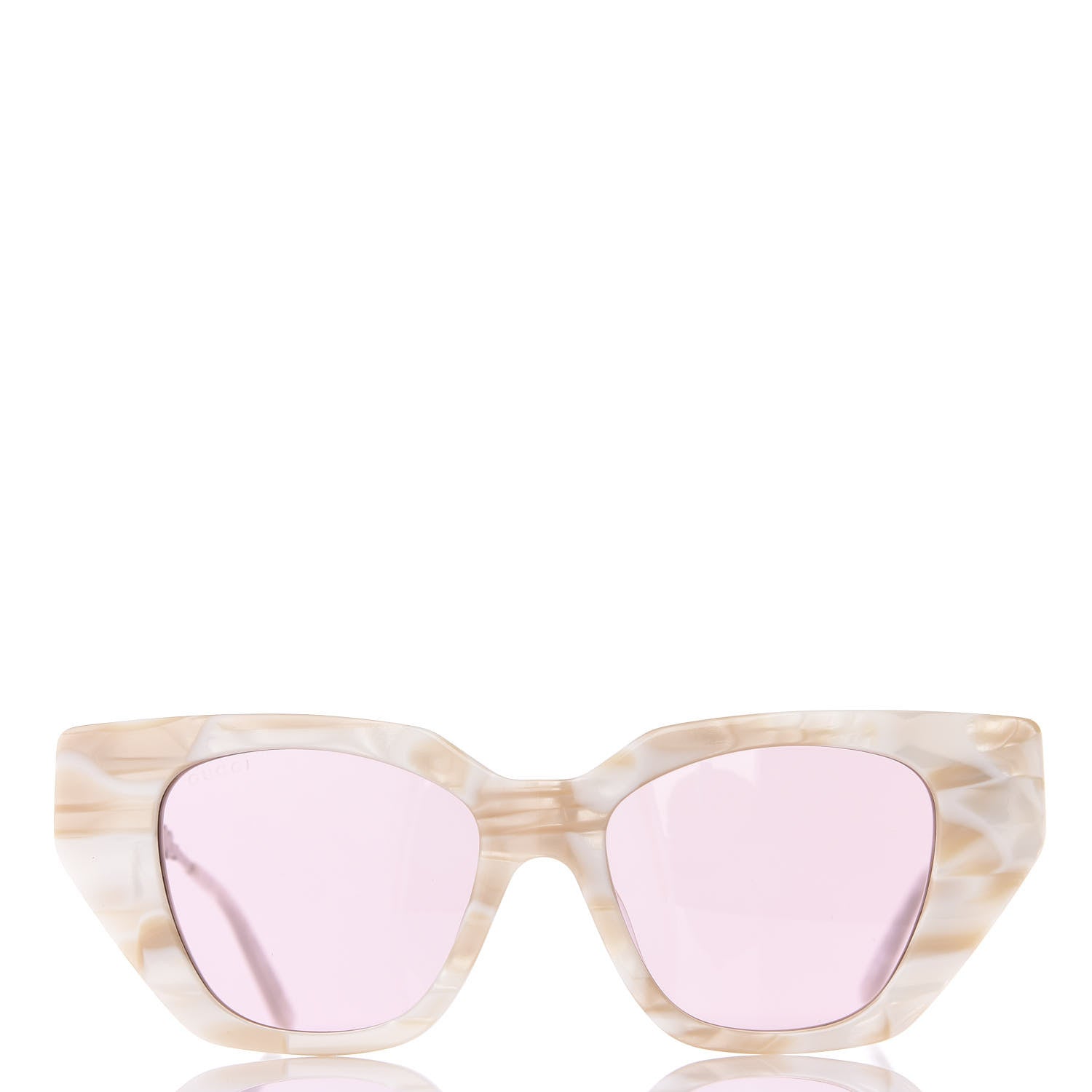 Gucci Crystal Embellished Cat Eye GG0641S Sunglasses White 4 of 8