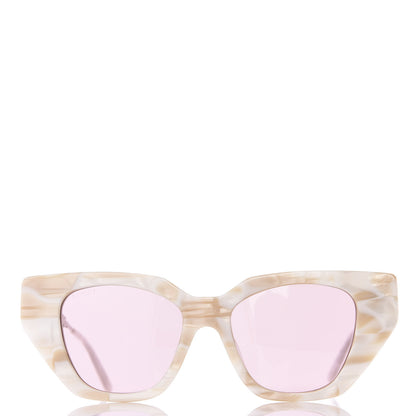Gucci Crystal Embellished Cat Eye GG0641S Sunglasses White 4 of 8