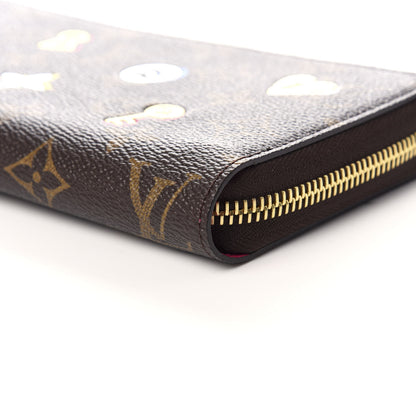 Louis Vuitton Monogram LV Love Lock Zippy Wallet 7 of 9