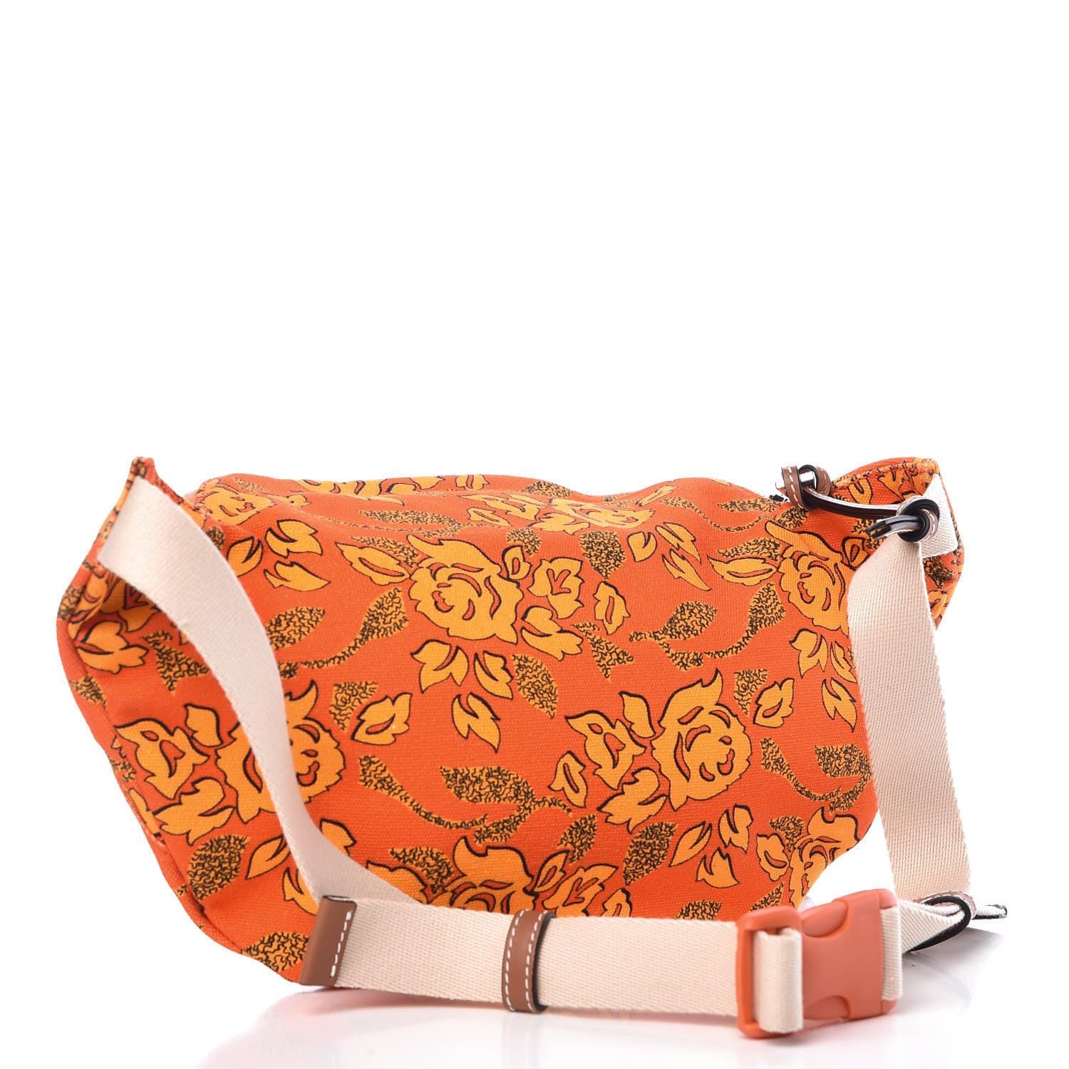 Loewe Canvas Ibiza Print Paulas Bum Bag Orange 3 of 6