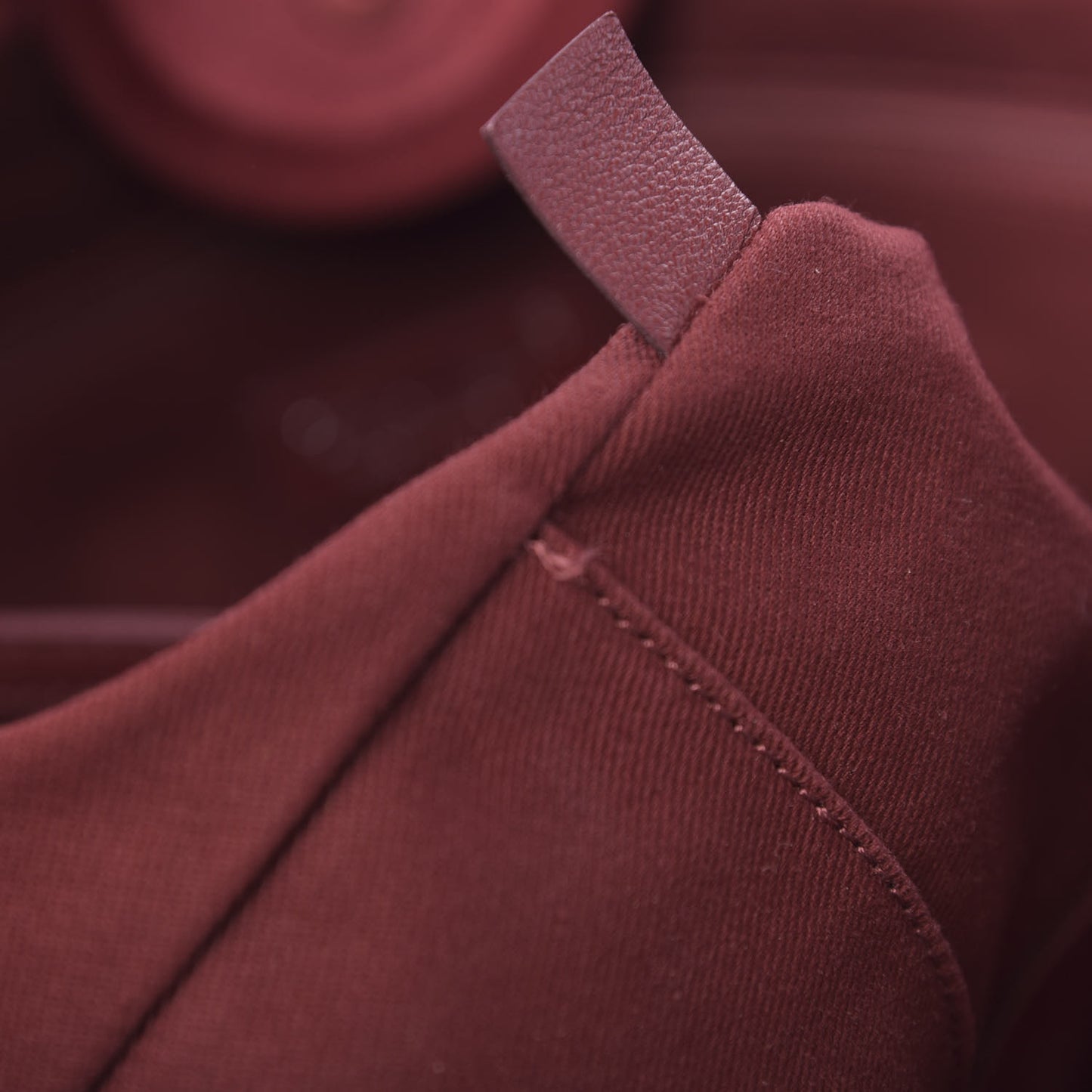 Canvas Medium Deauville Tote Red
