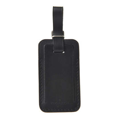Louis Vuitton Calfskin Small Luggage Tag Black 3 of 5