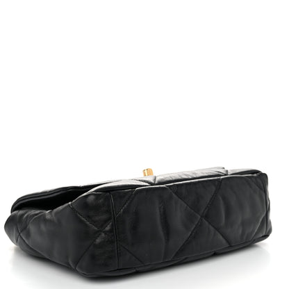 Chanel Goatskin Quilted Medium Chanel 19 Flap Black 4 of 10