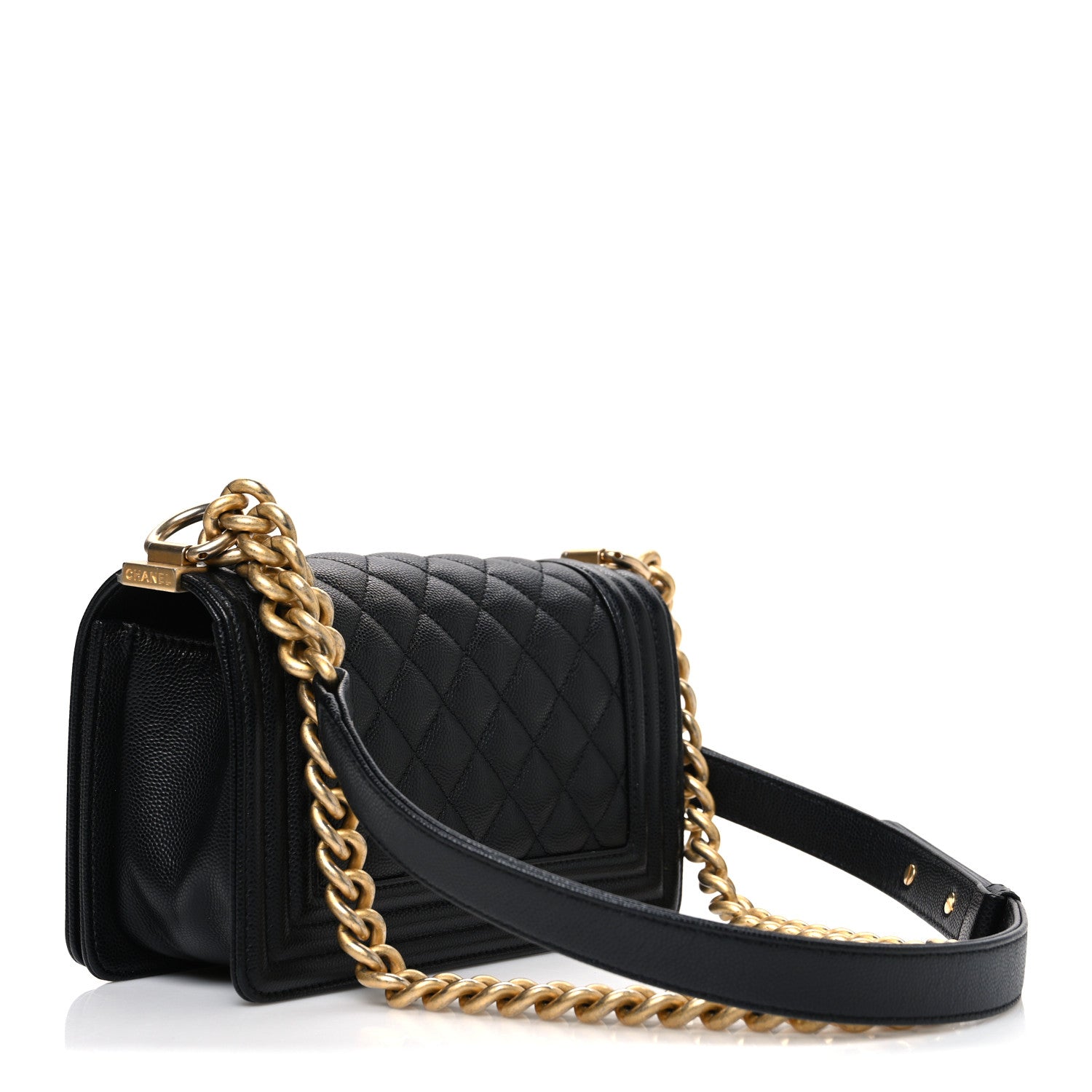 Chanel Caviar Quilted Small Boy Flap Black 3 of 10