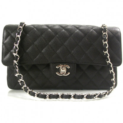 Chanel Caviar Quilted Medium Double Flap Black 1 of 11