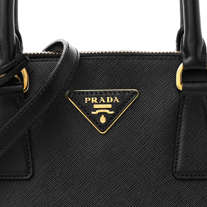 Prada Saffiano Lux Medium Promenade Tote Black 9 of 11