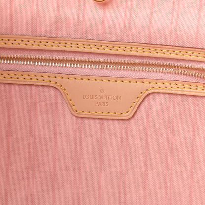 Louis Vuitton Damier Azur Delightful MM Rose Ballerine 5 of 12
