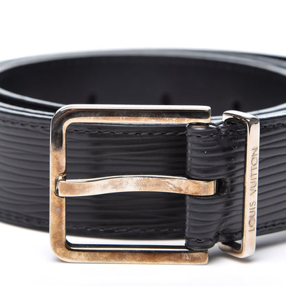 Louis Vuitton Epi 32mm Belt 85 34 Black 6 of 6