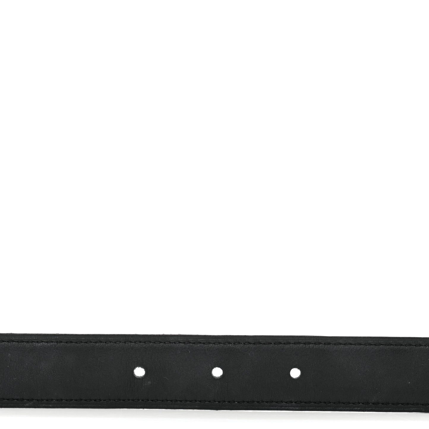 Swift Epsom 24mm H au Carre Twist Belt 90 36 Black Gold