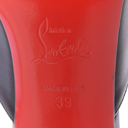 Christian Louboutin Patent Shiny Nappa Crissos 85 Pumps 39 Black 9 of 10