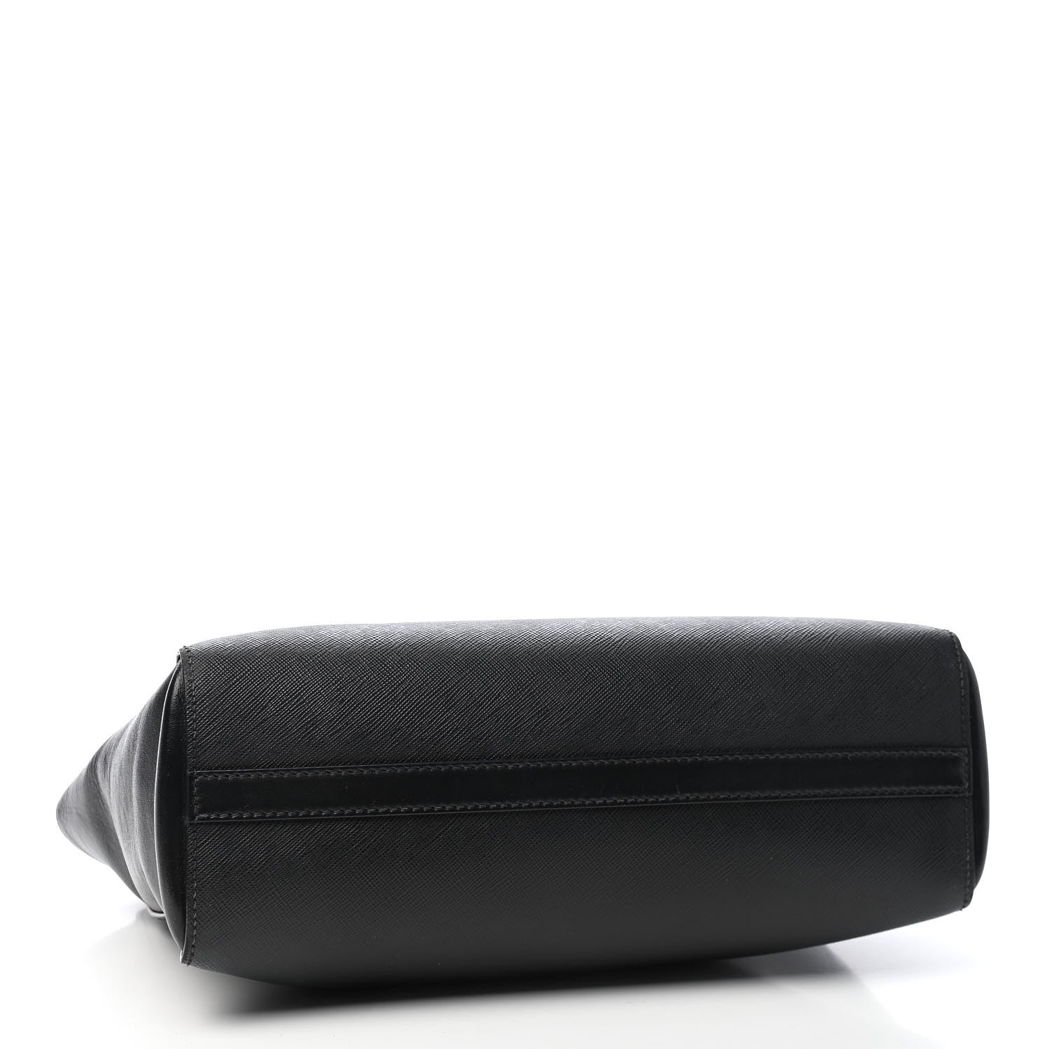 Prada Saffiano Soft Calfskin Zippered Tote Black 4 of 10