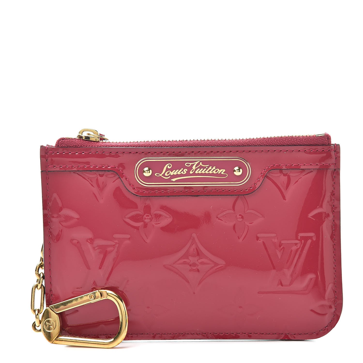 Louis Vuitton Vernis Key Pouch Rose Indien 1 of 9