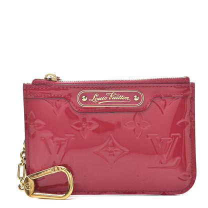 Louis Vuitton Vernis Key Pouch Rose Indien 1 of 9