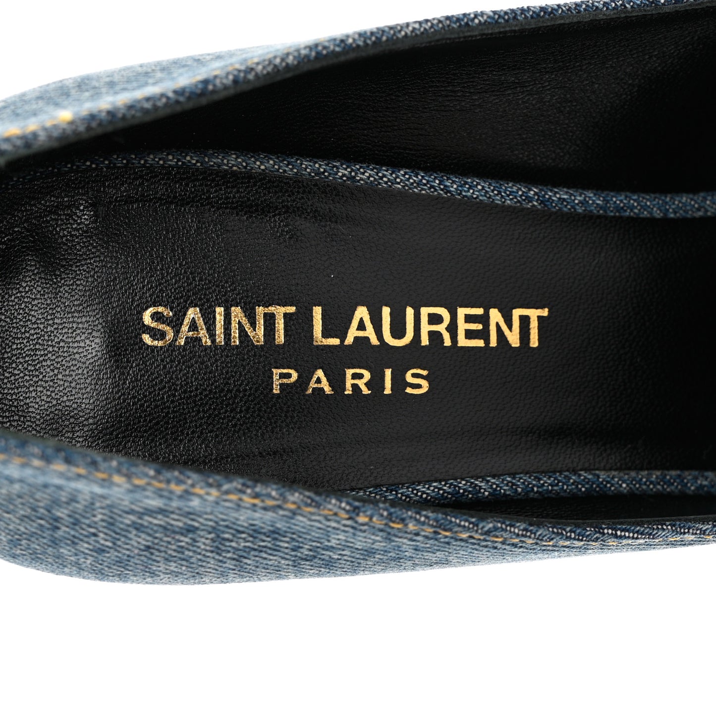 Denim Classic Paris Escarpin V 105 Skinny Pumps 37 Light Blue