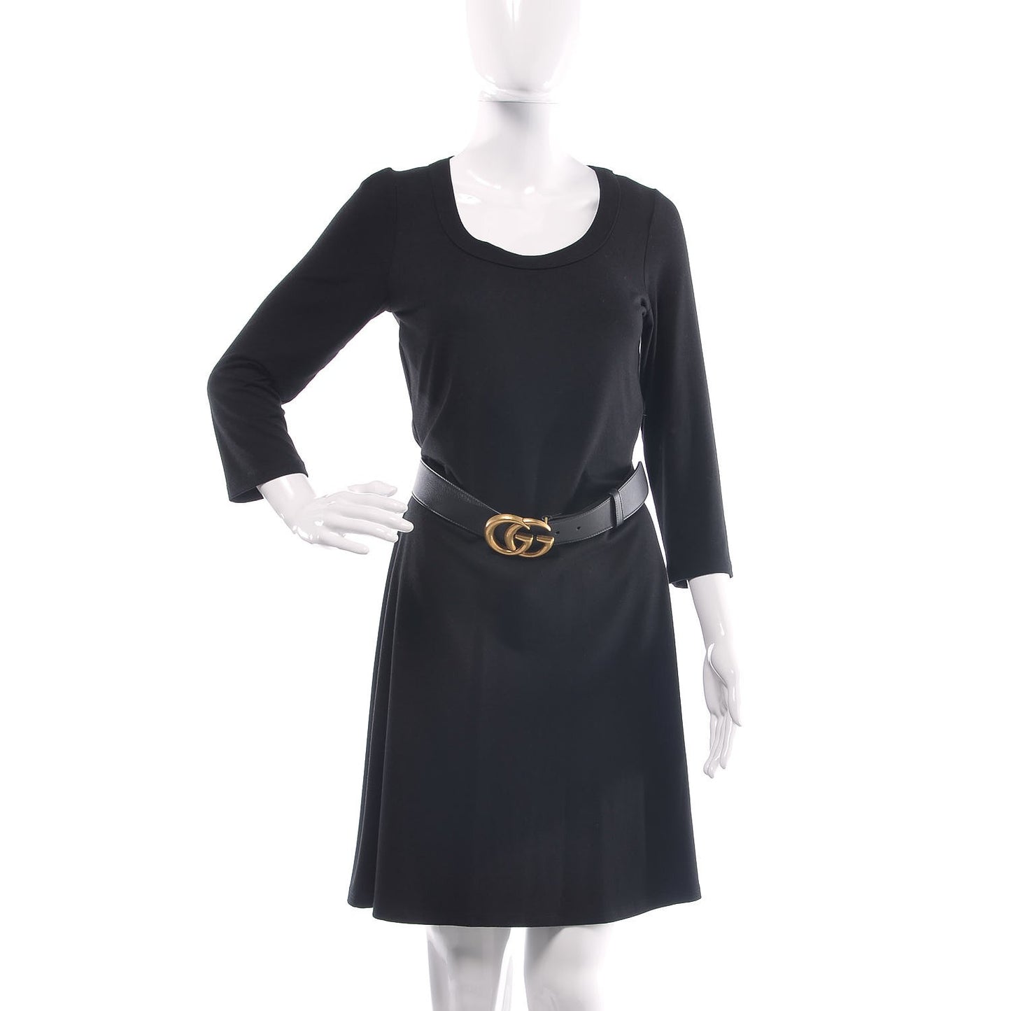 Calfskin Double G 40mm Belt 85 34 Black