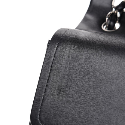 Chanel Lambskin Quilted Jumbo Double Flap Black 9 of 17