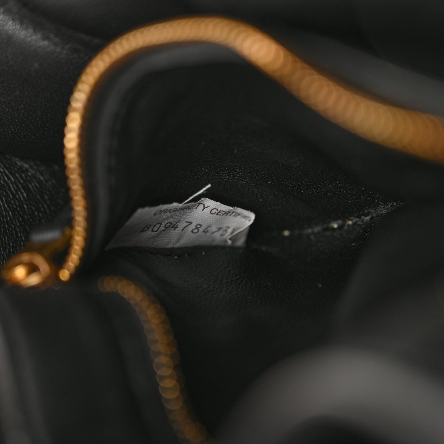 Nappa Maxi Intreccio Padded Cassette Crossbody Bag Black