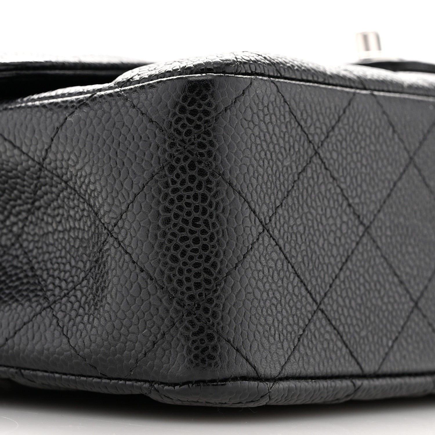 Chanel Caviar Quilted Medium Double Flap Black 9 of 11