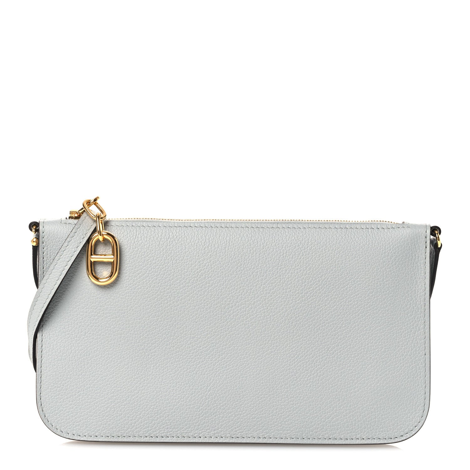 Hermes Evercolor Chaine d'Ancre Zipengo Pochette To Go Bleu Glacier 1 of 10