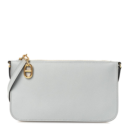 Hermes Evercolor Chaine d'Ancre Zipengo Pochette To Go Bleu Glacier 1 of 10